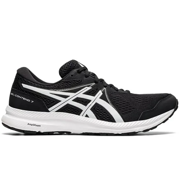 Asics Men's Gel-Contend 7 Running Shoes, Color black -whiteSize 13 Men's, New - Picture 10 of 12